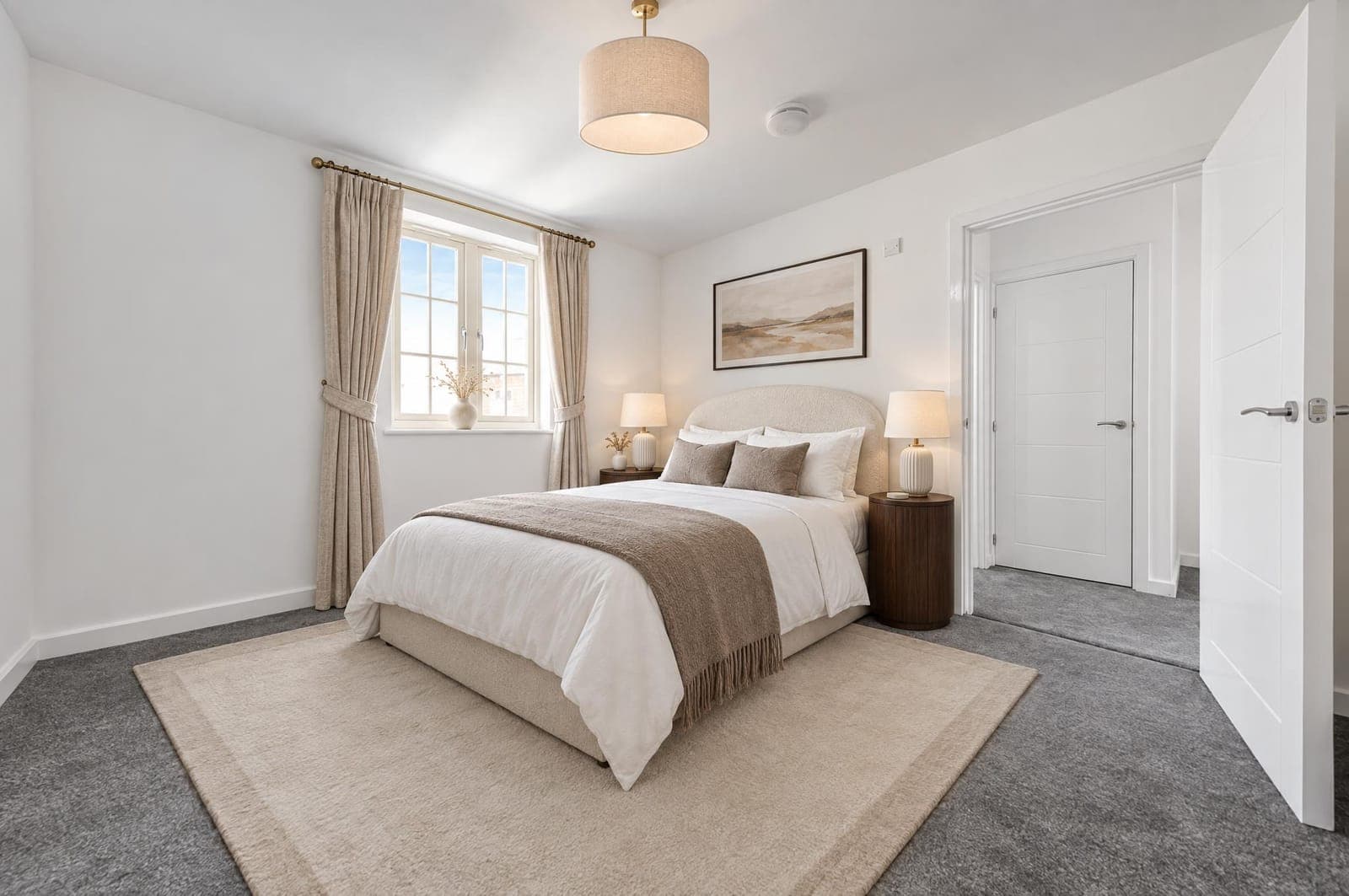 The bedroom in the Modern Chic style