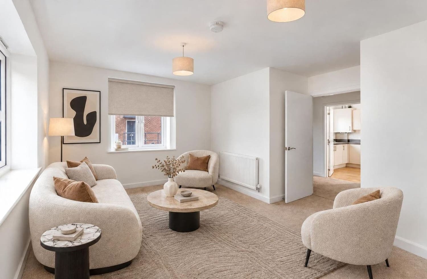 Modern Chic · living room, staged